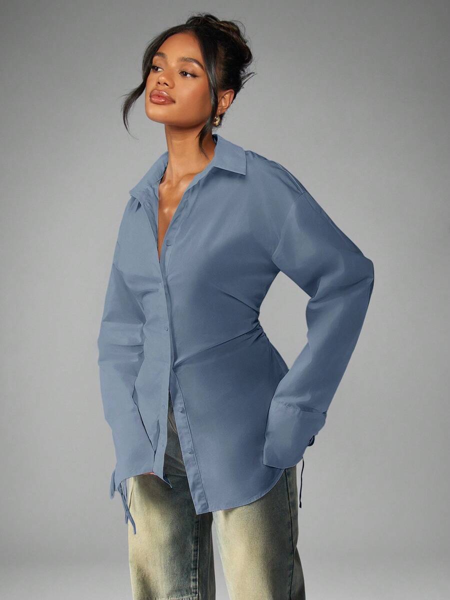 Abella Button-Down Blouse