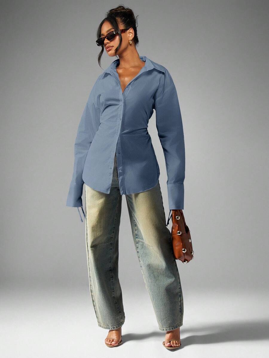 Abella Button-Down Blouse