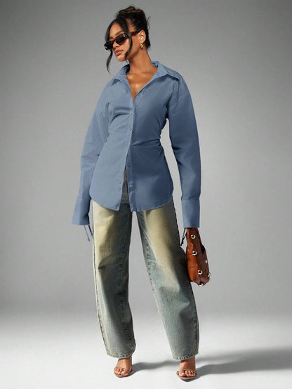 Abella Button-Down Blouse