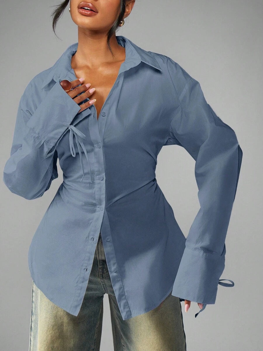 Abella Button-Down Blouse