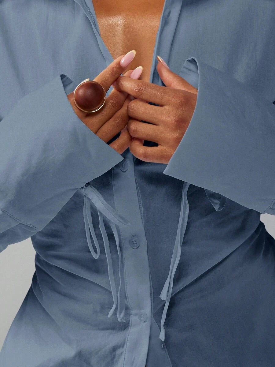 Abella Button-Down Blouse