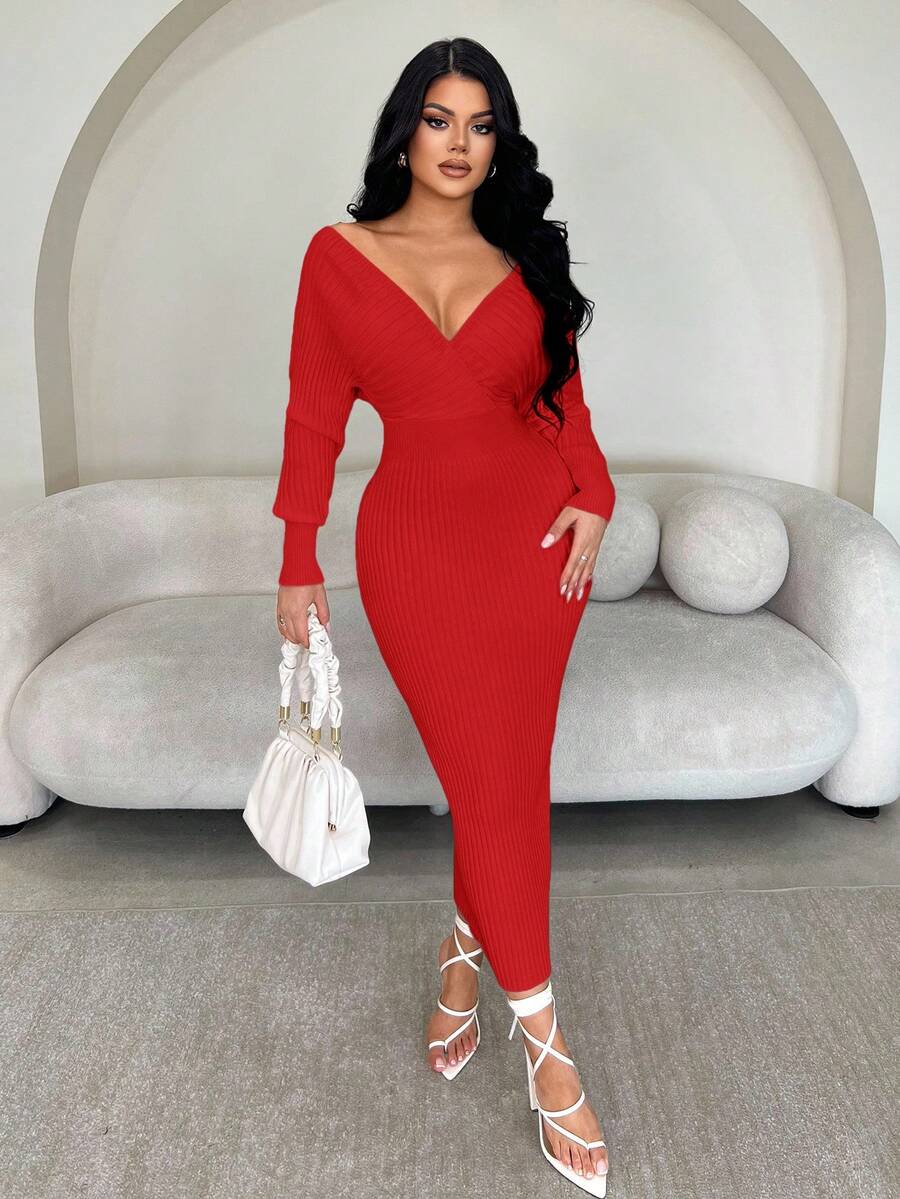 Radiant Eve Off-Shoulder Dress