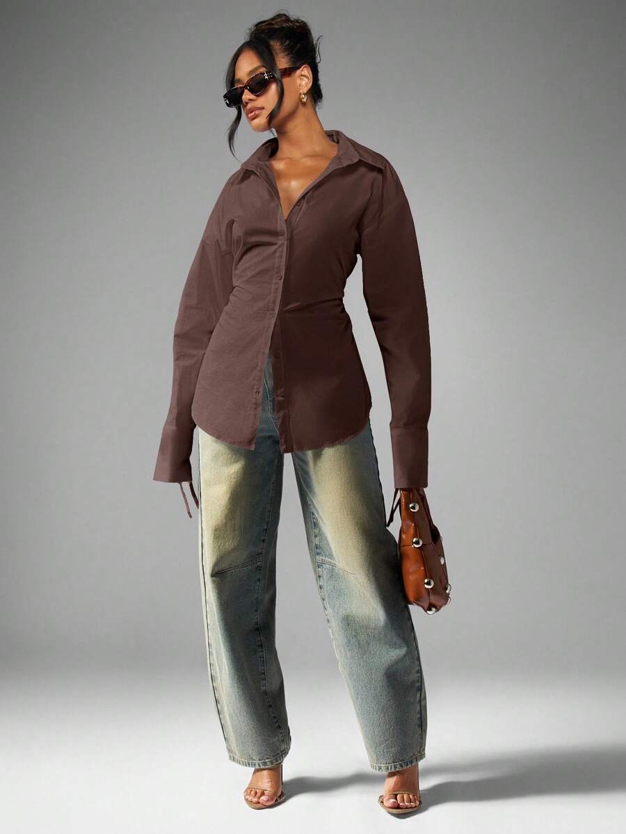 Abella Button-Down Blouse