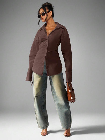 Abella Button-Down Blouse