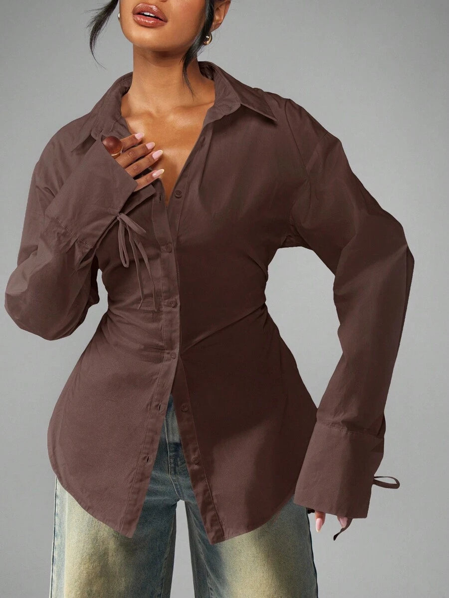 Abella Button-Down Blouse