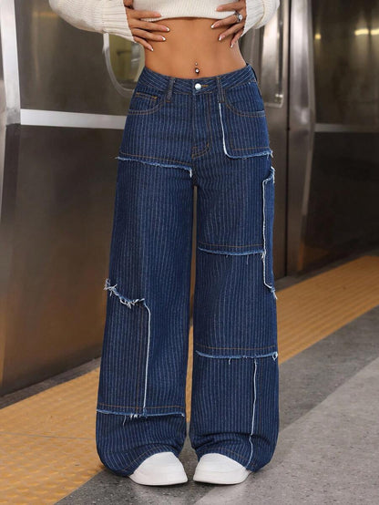 Isolide Wide Leg Jeans (SLIM)