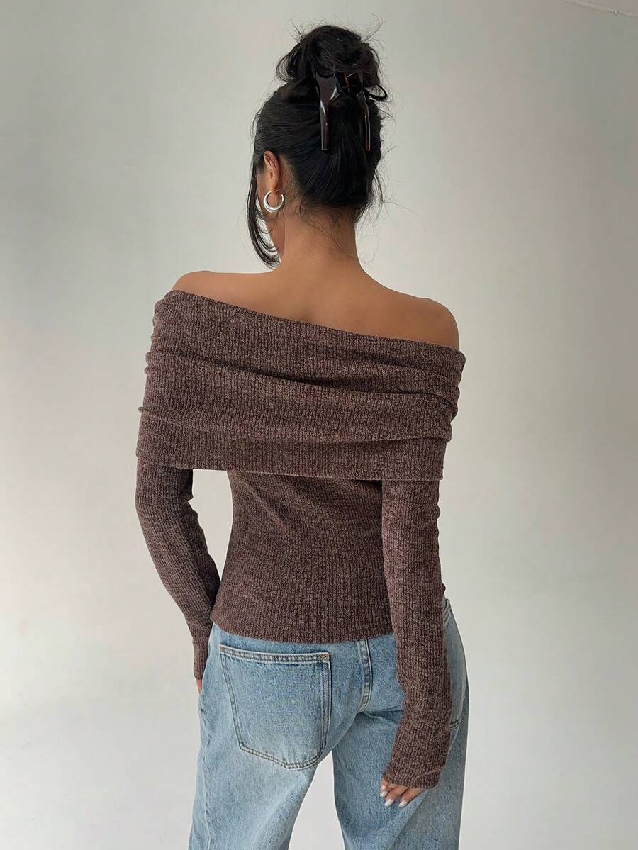 Zella Off-Shoulder Sweater