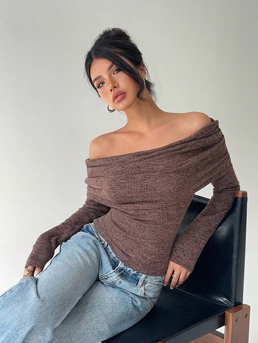 Zella Off-Shoulder Sweater