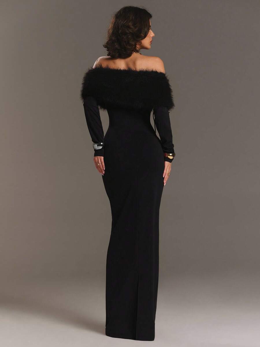 Nadira Off-Shoulder Dress