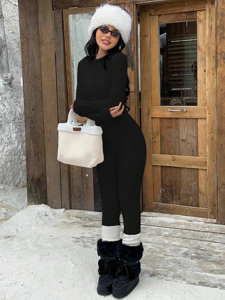 Elodie Thermal Lined Jumpsuit